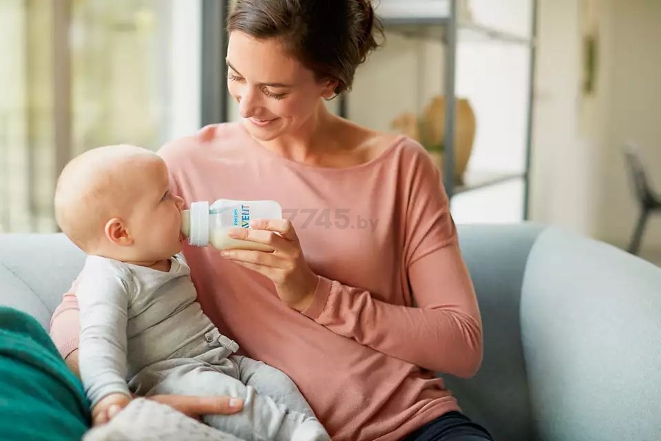 Бутылочка для кормления PHILIPS AVENT Anti-colic с клапаном AirFree от 0 мес 260 мл (SCF813/14) - Фото 12