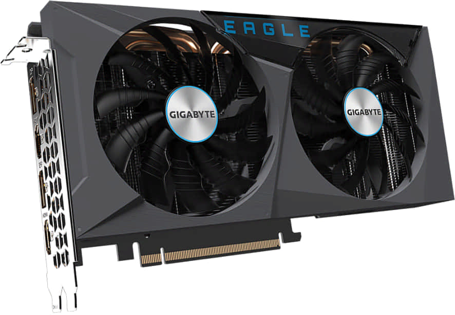 Видеокарта GIGABYTE Nvidia GeForce RTX 3060 Eagle 12G GDDR6 rev. 2.0 (GV-N3060EAGLE-12GD_2) - Фото 2