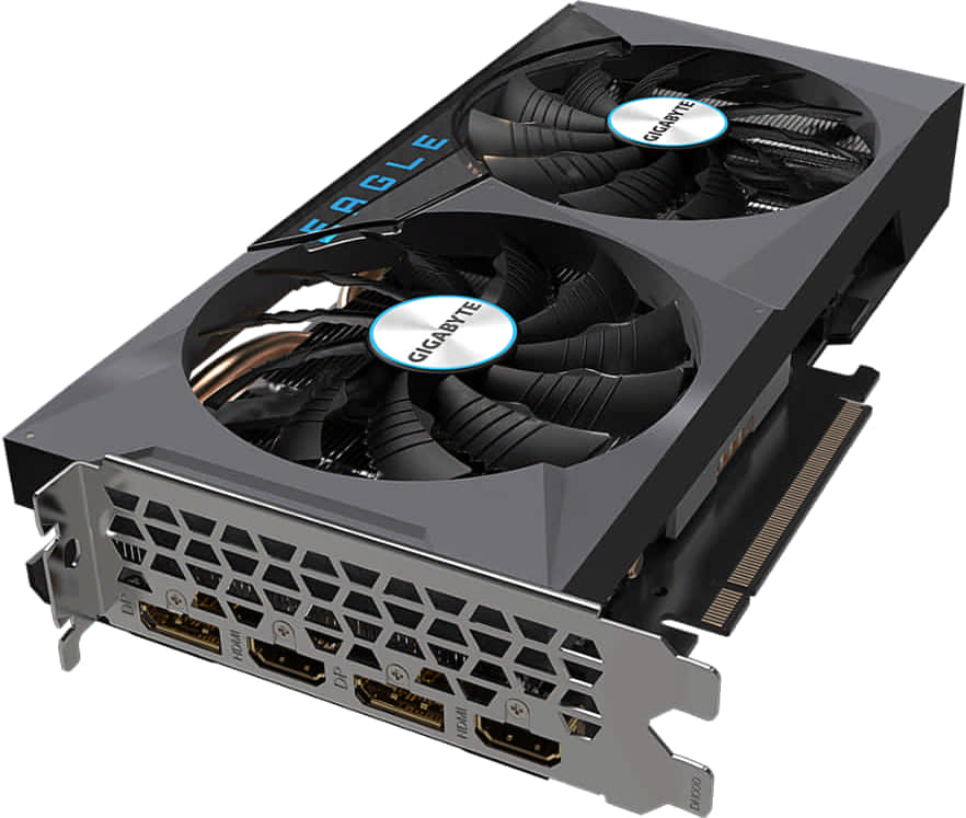 Видеокарта GIGABYTE Nvidia GeForce RTX 3060 Eagle 12G GDDR6 rev. 2.0 (GV-N3060EAGLE-12GD_2) - Фото 4