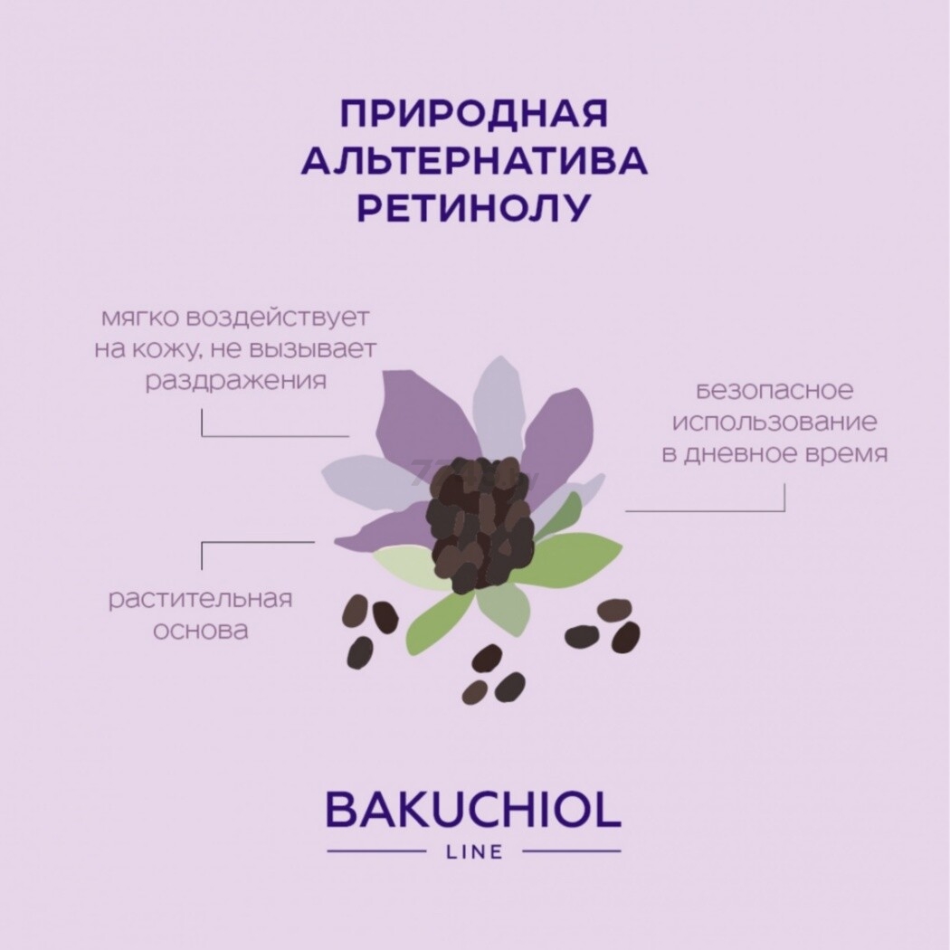 Крем дневной BELKOSMEX Bakuchiol Line Против морщин 50 г (4810090011536) - Фото 7