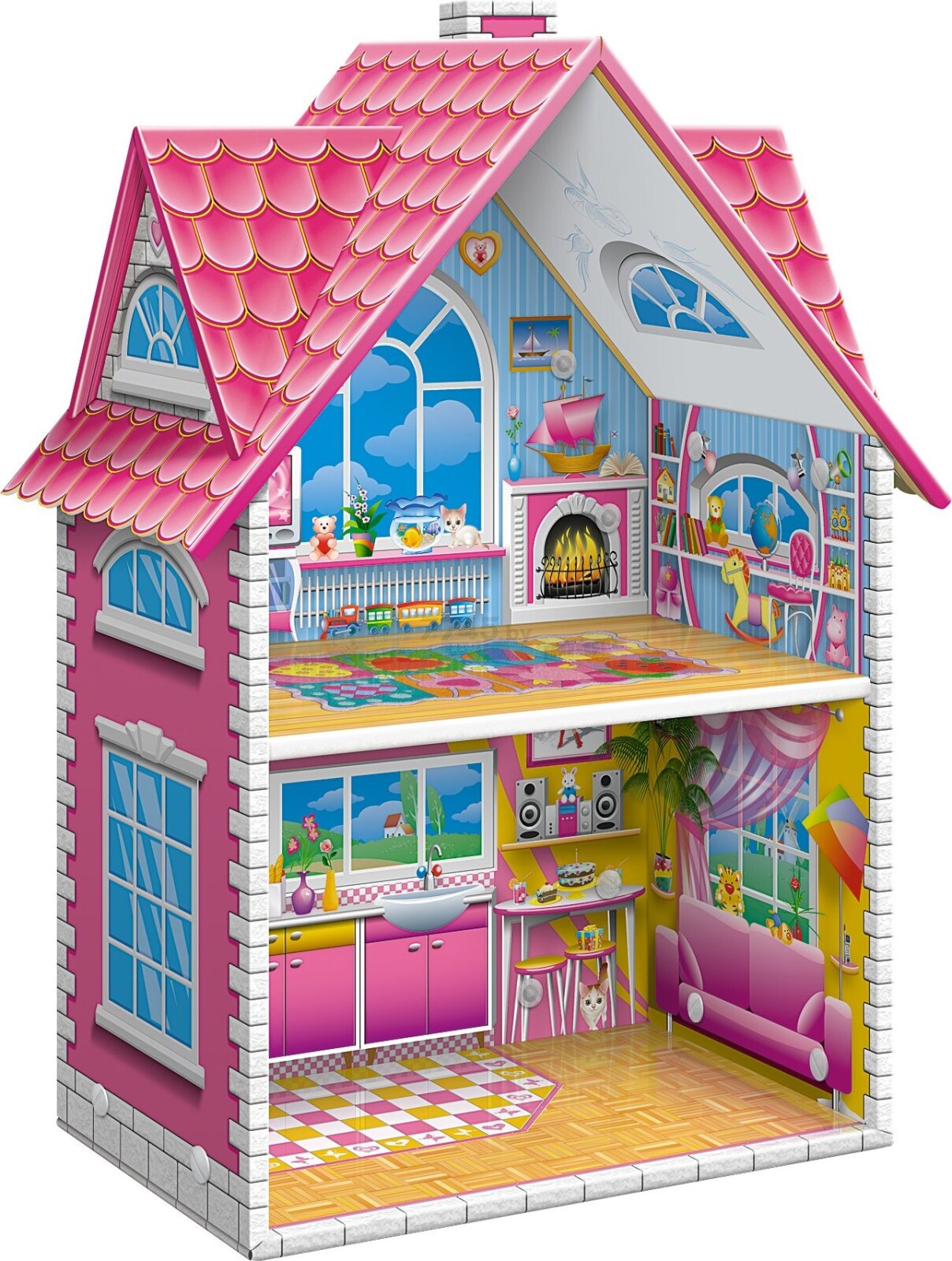 Кукольный домик ДЕСЯТОЕ КОРОЛЕВСТВО Dream House Вилла (03632)