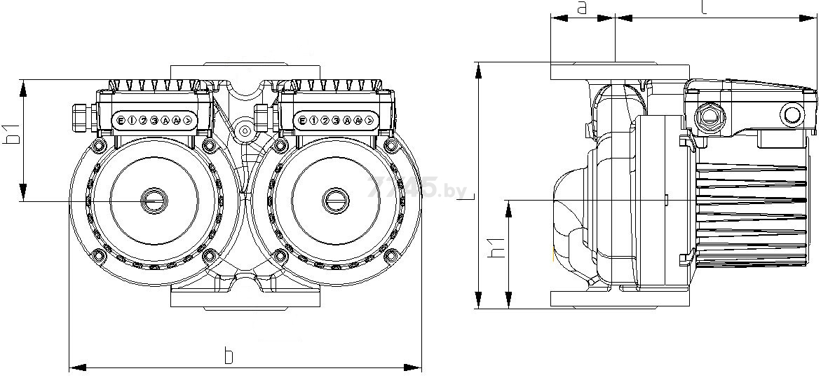 Насос циркуляционный IMP PUMPS GHNMDbasic II 40-120 F (979524603) - Фото 2