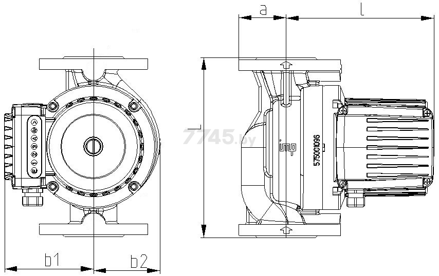 Насос циркуляционный IMP PUMPS GHNMbasic II 40-70 F (979524499) - Фото 2