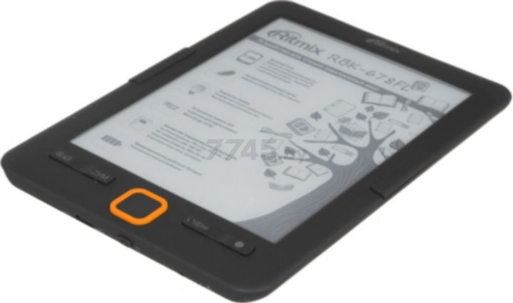 Электронная книга RITMIX RBK-678FL Black - Фото 4