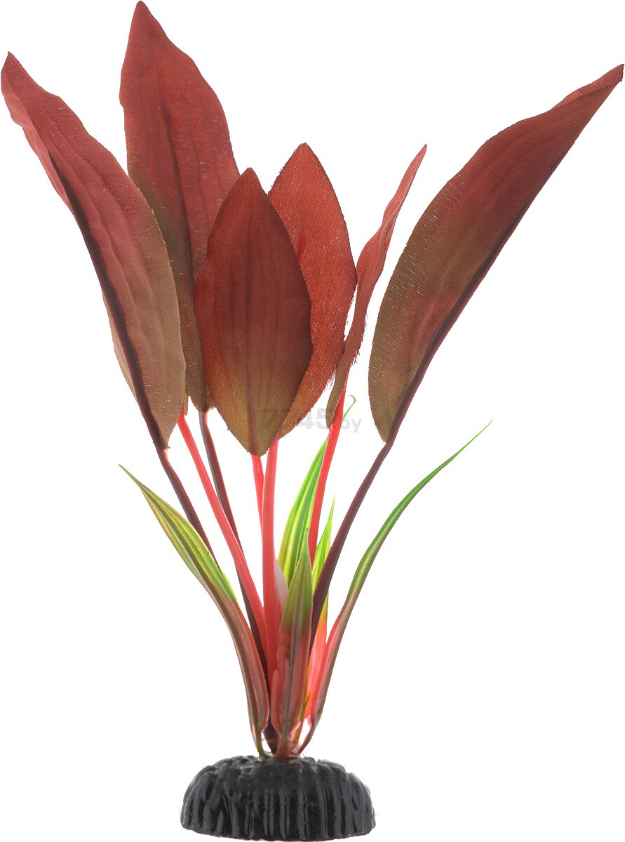 Растение искусственное для аквариума BARBUS Криптокорина красная 10 см (Plant 049/10)
