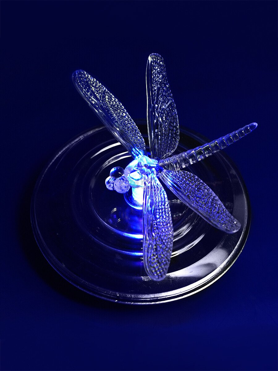 Светильник садовый на солнечной батарее UNIEL Magic dragonfly (07293) - Фото 2