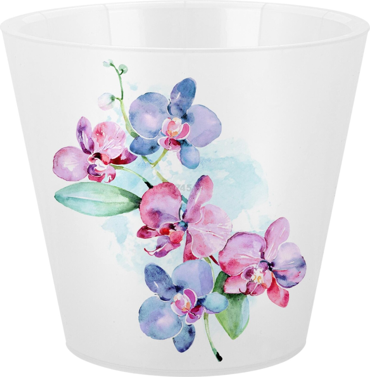 Кашпо для цветов INGREEN London Orchid Deco 1,6 л голубая орхидея (ING6196ГЛ) - Фото 8
