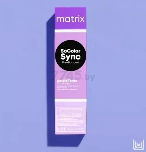 Тонер MATRIX SoColor Sync Pre-Bonded прозрачный перламутровый тон 8V 90 мл (3474636977864) - Фото 5