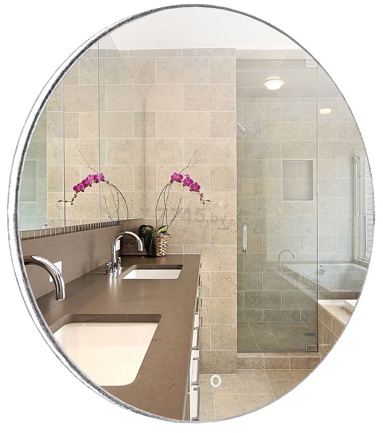 Зеркало для ванной с подсветкой SILVER MIRRORS Плаза 650 (ФР-1537)