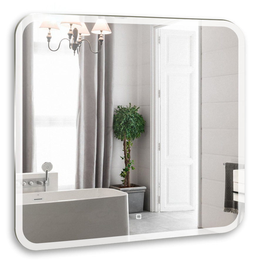 Зеркало для ванной с подсветкой SILVER MIRRORS Стив 700х680 (ФР-00001136)