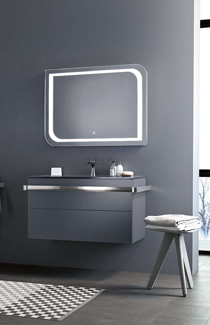 Зеркало для ванной с подсветкой SILVER MIRRORS Персей 800х600 (ФР-00000949) - Фото 2