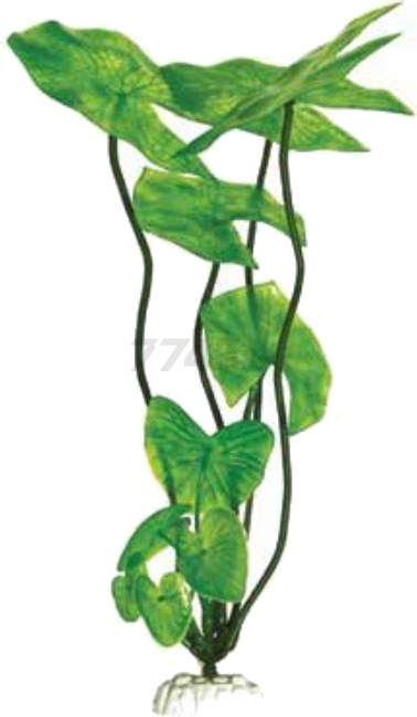 Растение искусственное для аквариума BARBUS Нимфея зеленая 50 см (Plant 003/50)