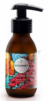 Гидрофильное масло для умывания ECOCRAFT Манго и розовый имбирь 100 мл (4603727876567)