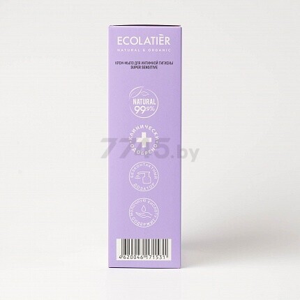Крем-мыло для интимной гигиены ECOLATIER Super Sensitive 250 мл (4620046171531) - Фото 2
