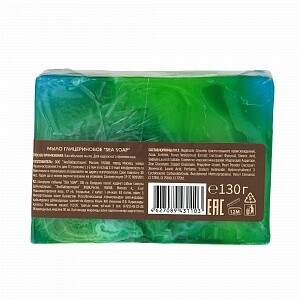 Мыло туалетное ECOLAB Глицериновое Sea Soap 130 г (4627089431103) - Фото 3