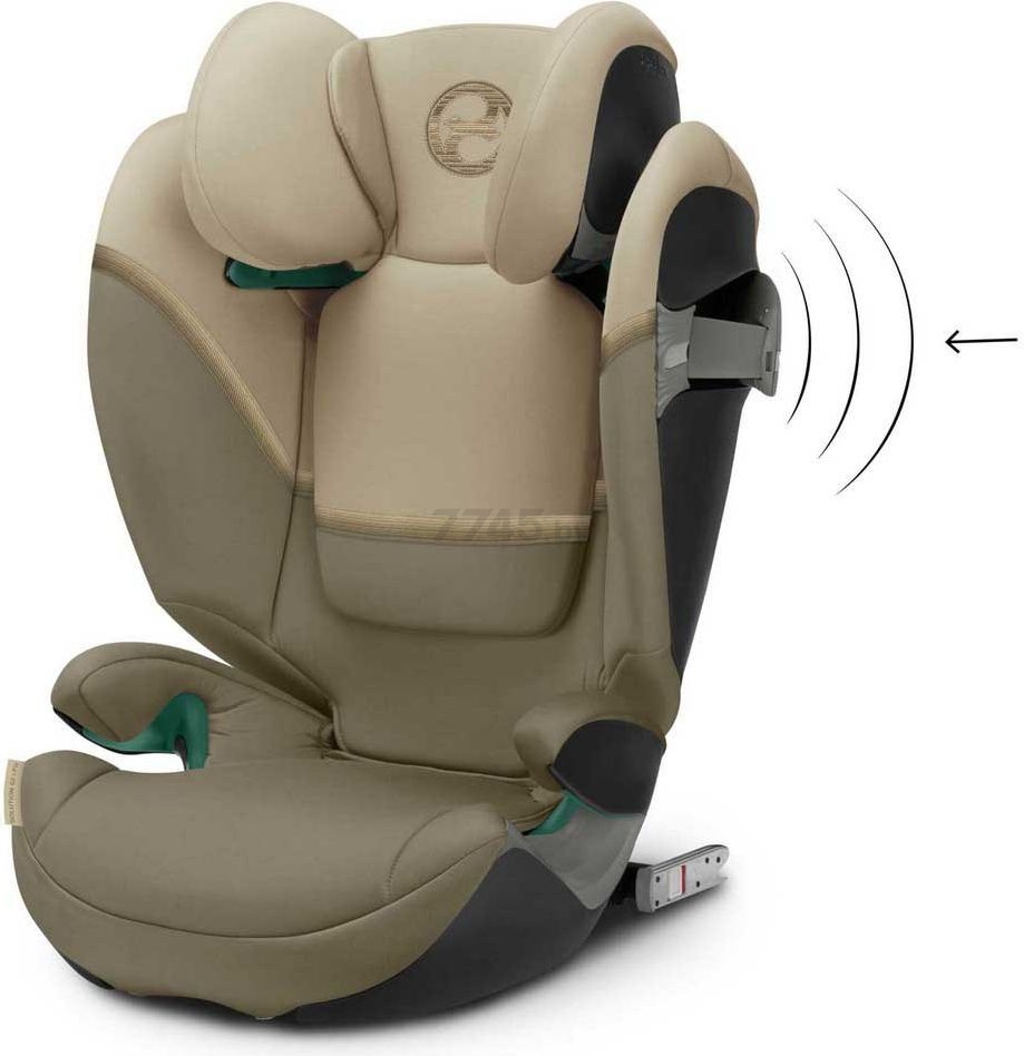 Автокресло CYBEX Solution S2 i-Fix Classic Beige - Фото 6