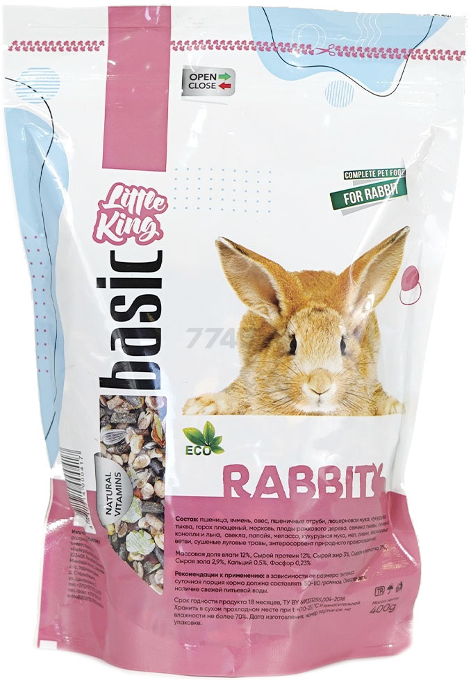 Корм для кроликов LITTLE KING 0,4 кг (000417)