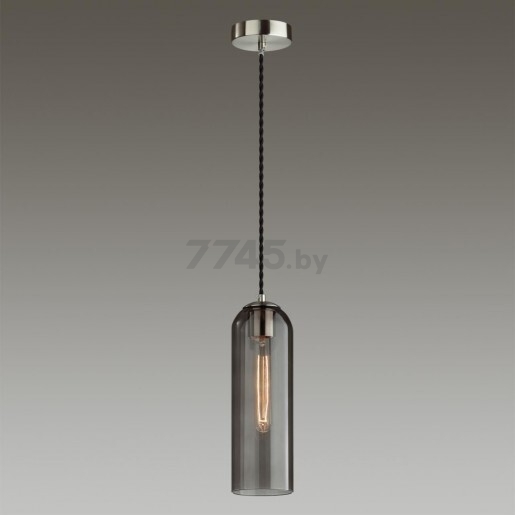 Светильник подвесной ODEON LIGHT 4805/1 Pendant ODL21 275 никель/дымчатый - Фото 3