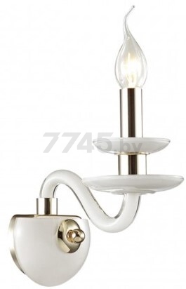 Бра настенное ODEON LIGHT 4187/1W Hall ODL19 377 золото/белый