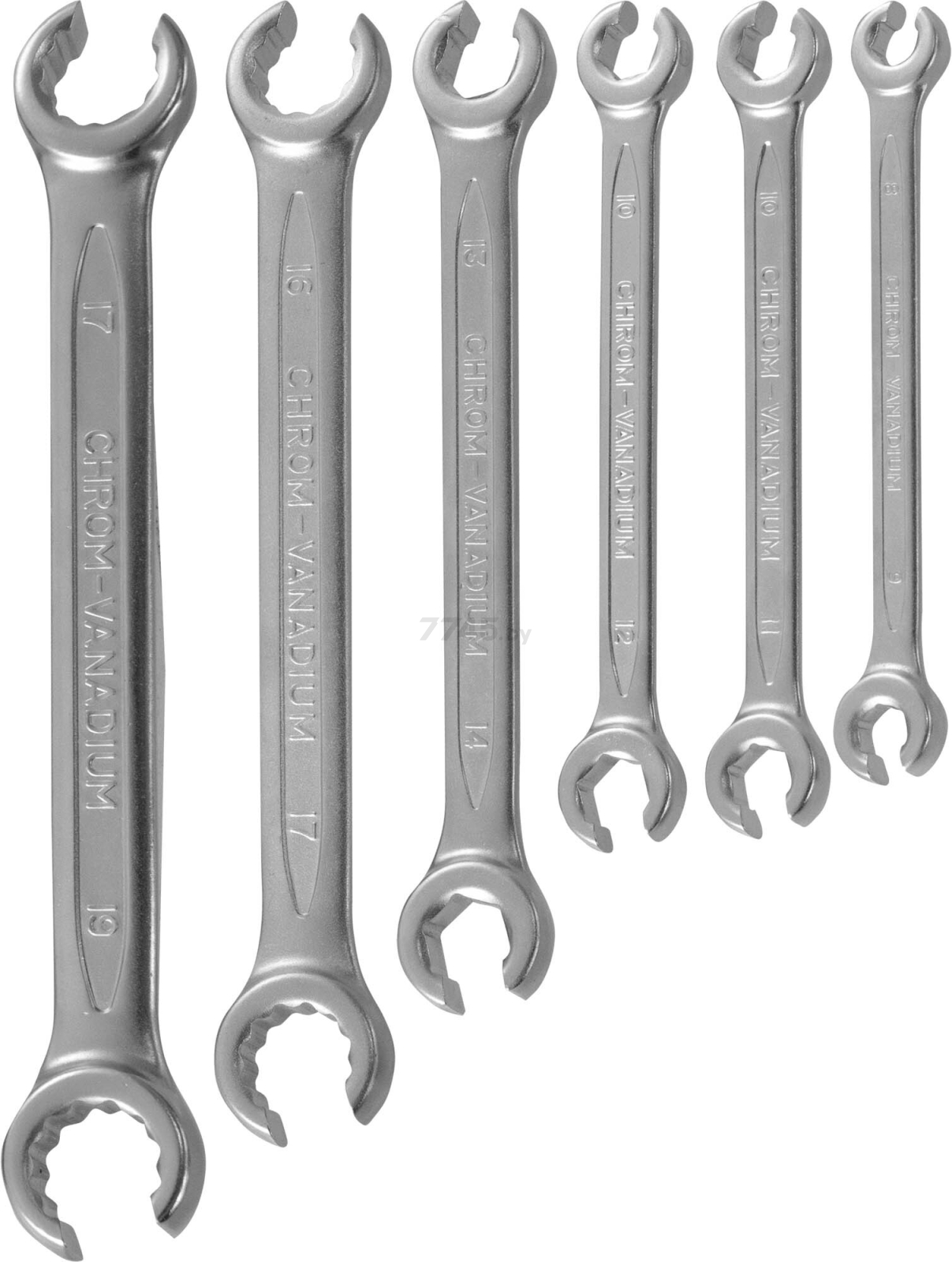 Набор ключей разрезных 8-19 мм 6 предметов JONNESWAY (W24106S) - Фото 2