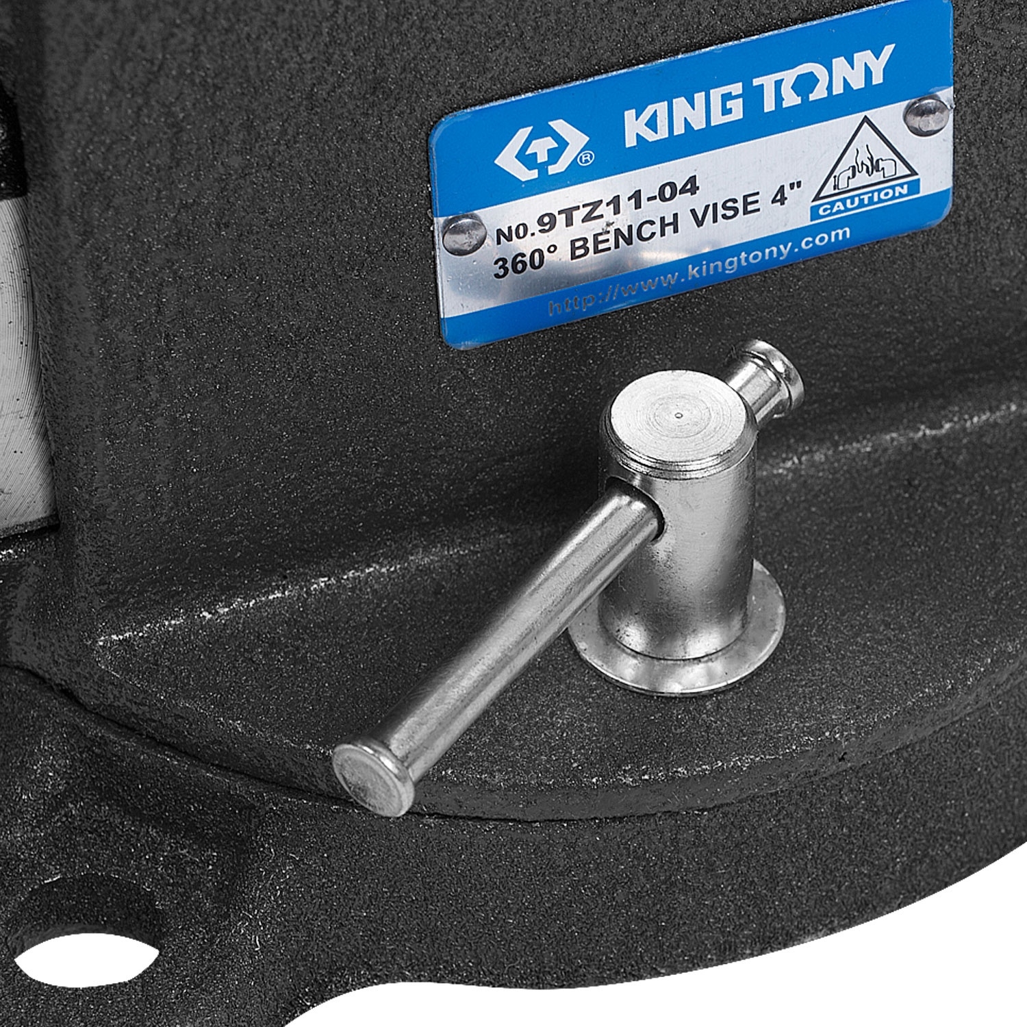 Тиски слесарные 100 мм поворотные KING TONY (9TZ11-04) - Фото 3