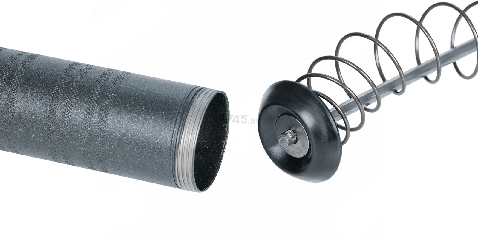 Шприц для смазки автомобильный плунжерный пневматический для густой смазки NORDBERG с поворотом рукоятки  400 мл (NO3401) - Фото 9