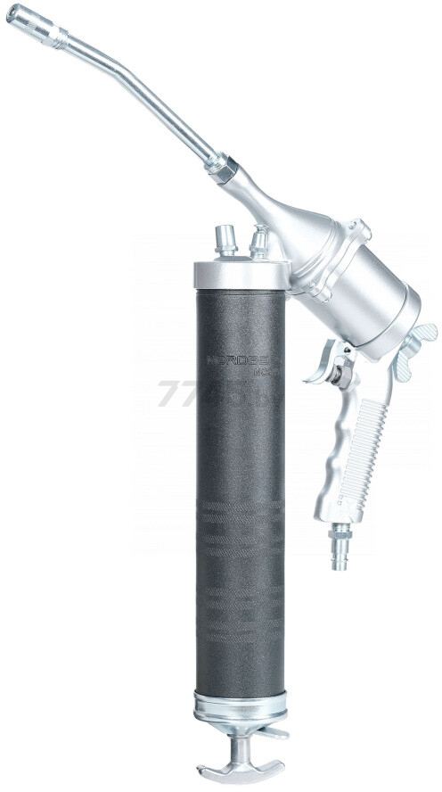 Шприц для смазки автомобильный плунжерный пневматический для густой смазки NORDBERG с поворотом рукоятки  400 мл (NO3401) - Фото 2