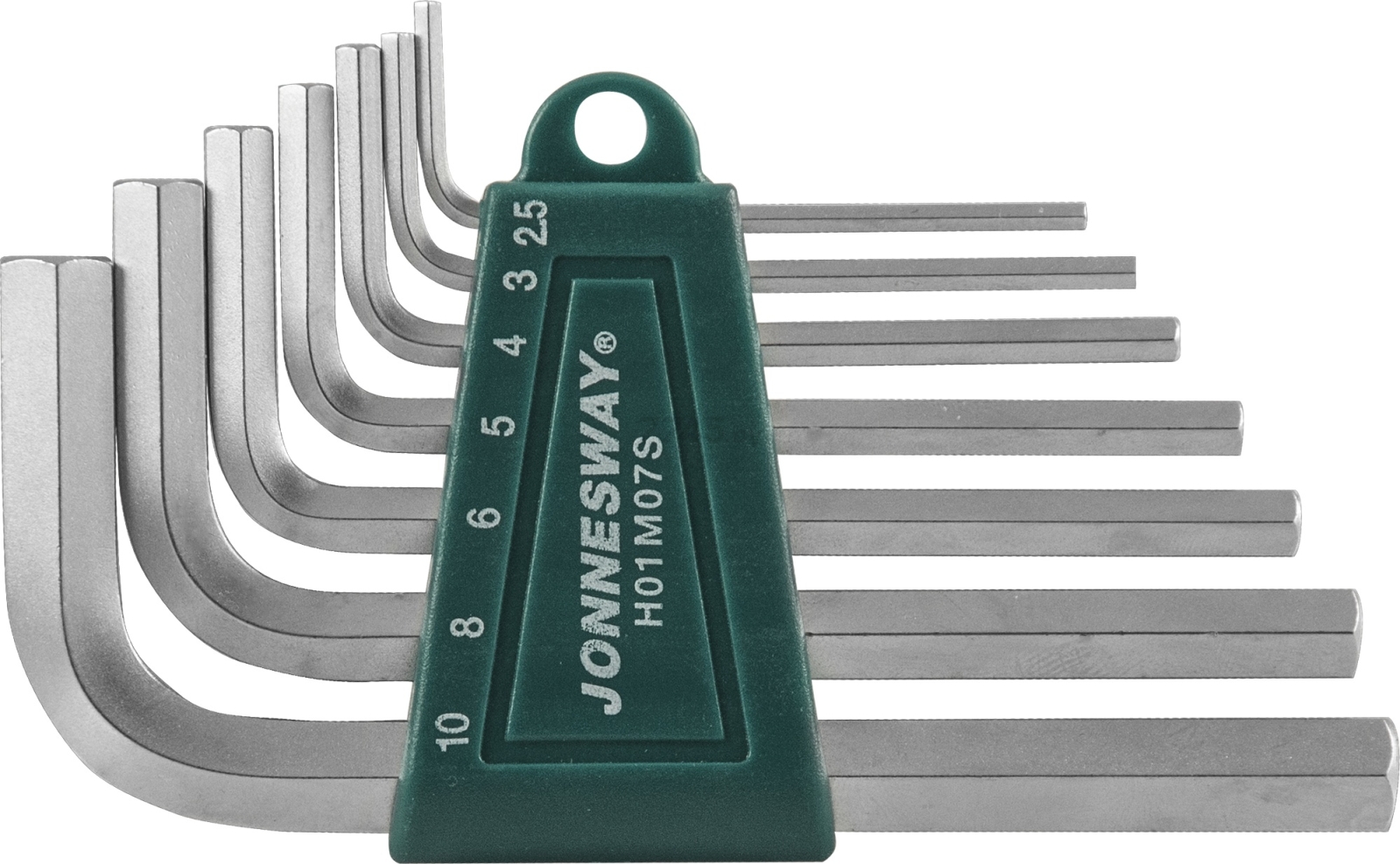 Набор ключей шестигранных 2,5-10 мм 7 предметов JONNESWAY (H01M07S)