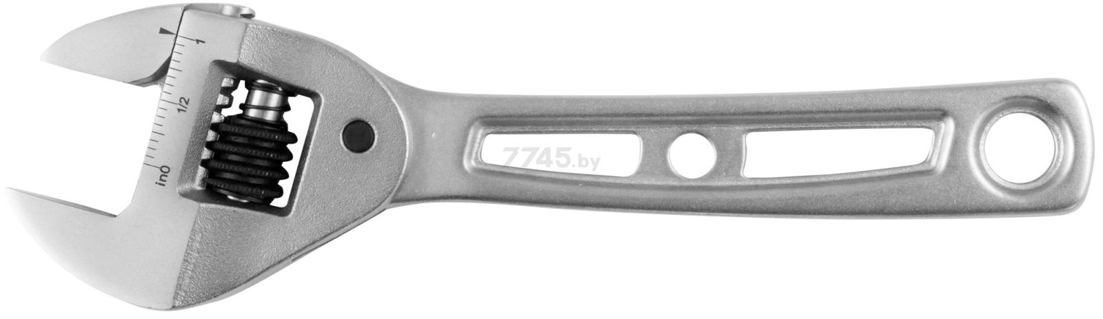 Ключ разводной 200 мм трещоточный JONNESWAY (W27AR8) - Фото 3