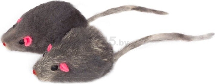 Игрушка для кошек TRIOL Мышка серая 4,5-5 см 4 штуки (22161027)