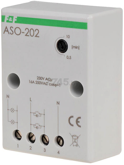 Реле импульсное ЕВРОАВТОМАТИКА ASO-202 (EA01.002.004)