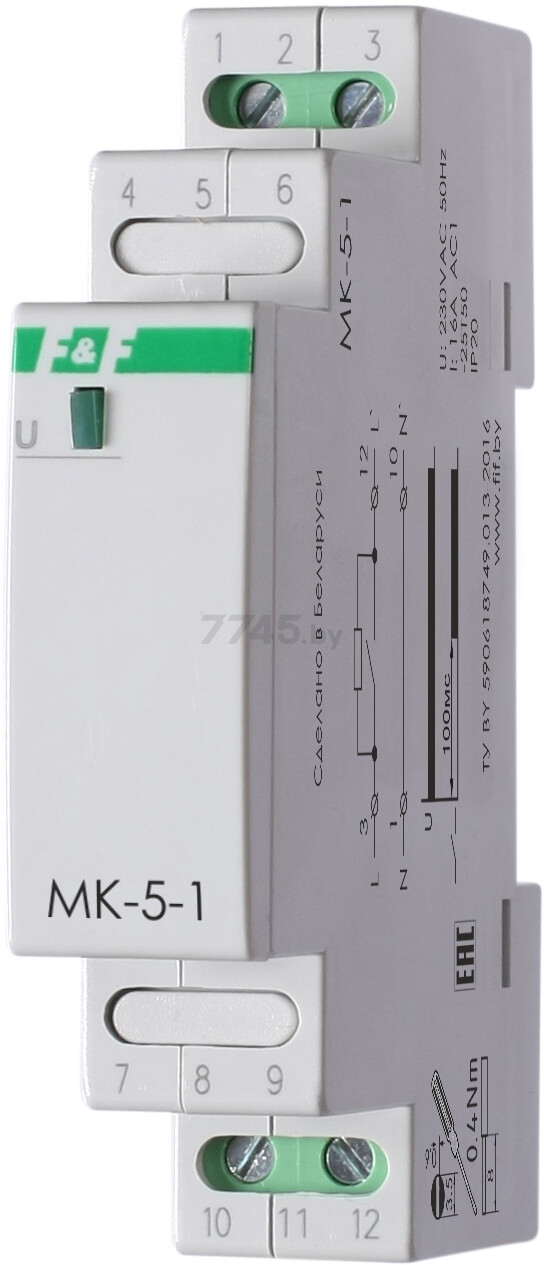 Модуль защиты контактов ЕВРОАВТОМАТИКА MK-5-1 (EA06.002.001)