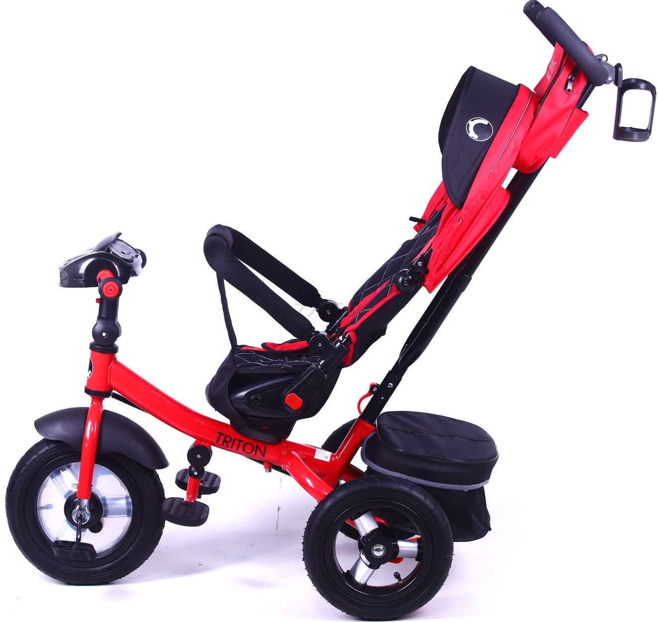 Велосипед детский трехколесный BUBAGO Triton Black c Bluetooth (BGT-B-0523) - Фото 7