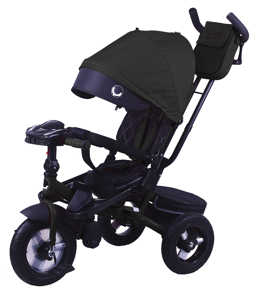 Велосипед детский трехколесный BUBAGO Triton Black c Bluetooth (BGT-B-0523)