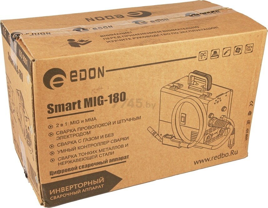 Полуавтомат сварочный EDON Smart MIG-180 (213522113902) - Фото 9