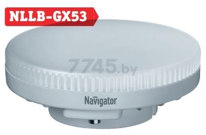 Лампа светодиодная GX53 NAVIGATOR 8 Вт 4000K NLLB (82 577)