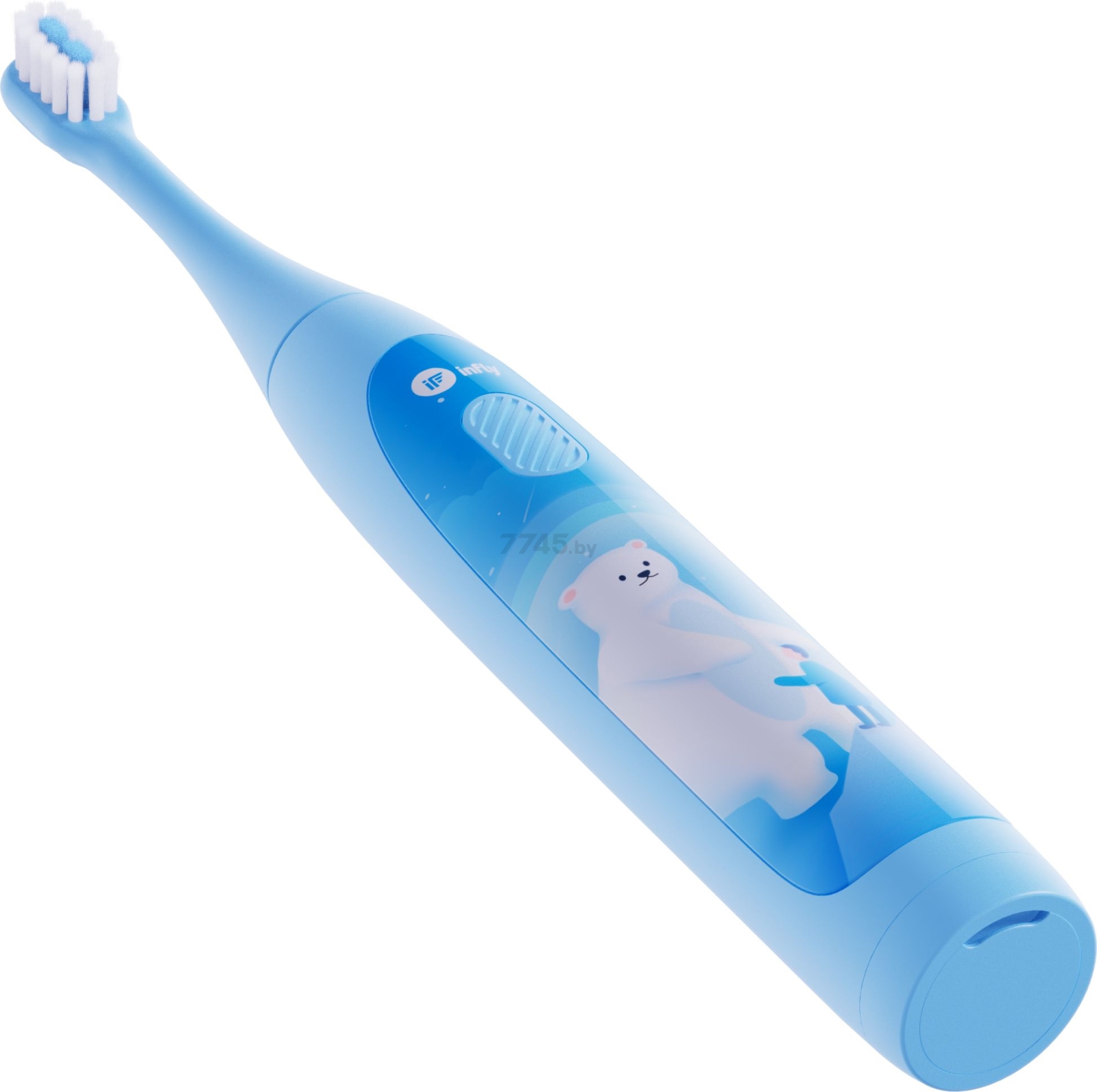 Зубная щетка электрическая детская INFLY Kids Electric Toothbrush T04B Blue (T20040BIN) - Фото 5