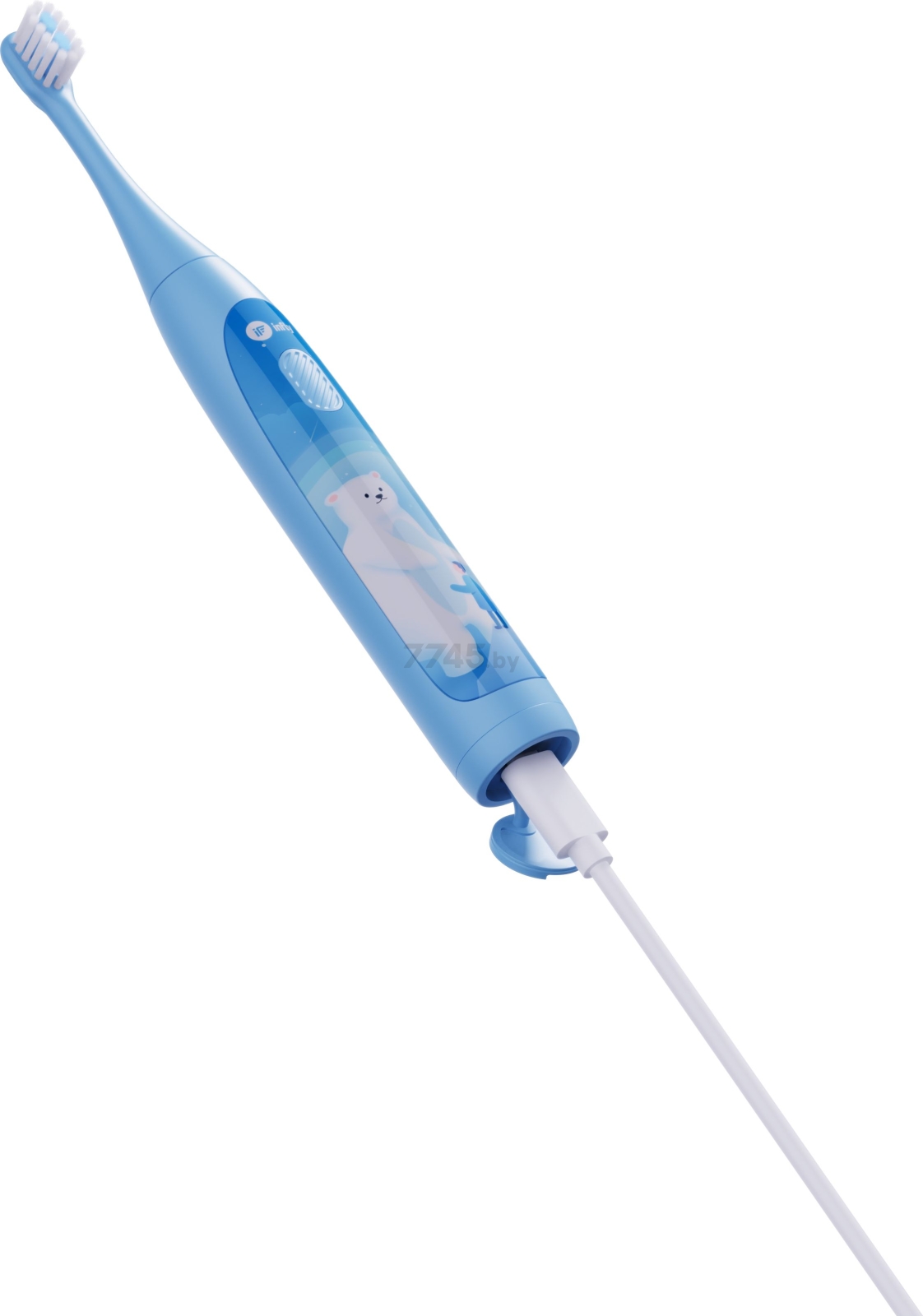 Зубная щетка электрическая детская INFLY Kids Electric Toothbrush T04B Blue (T20040BIN) - Фото 10