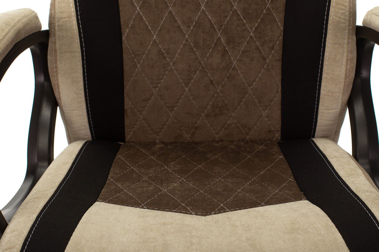 Кресло геймерское ZOMBIE Viking 6 Knight Fabric ткань/экокожа коричневый/бежевый - Фото 9