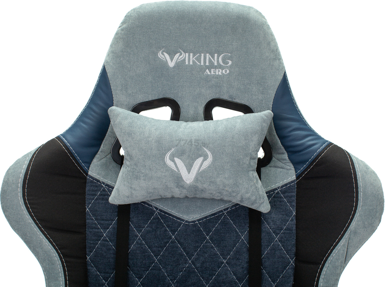 Кресло геймерское ZOMBIE Viking 7 Knight Fabric ткань/экокожа голубой - Фото 11