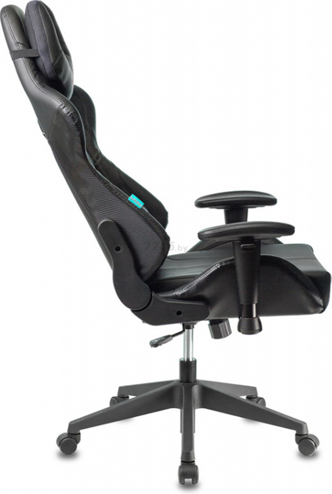 Кресло геймерское ZOMBIE Viking 5 Aero Edition экокожа черный - Фото 4