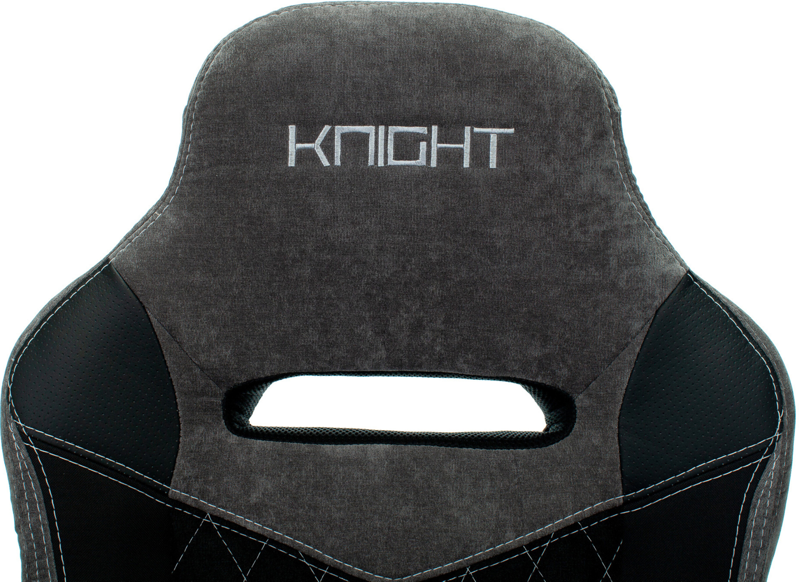 Кресло геймерское ZOMBIE Viking 6 Knight Fabric ткань/экокожа серый/черный - Фото 10