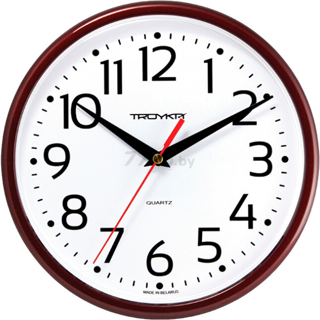 Часы настенные кварцевые 23 см TROYKATIME Модель 09 (91931912)