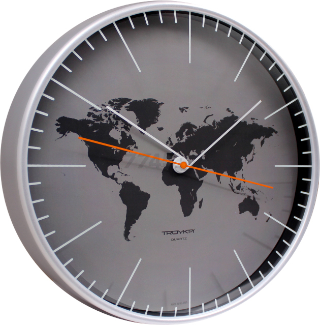 Часы настенные кварцевые 30 см TROYKATIME Модель 77 (77777733)