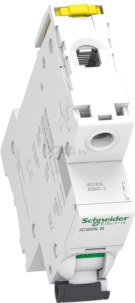 Автоматический выключатель SCHNEIDER ELECTRIC Acti9 iC60N 1P 10А С 6 кА (A9F79110) - Фото 3