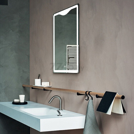 Зеркало для ванной с подсветкой КОНТИНЕНТ Amaze LED 600х800 (ЗЛП481) - Фото 4