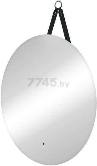 Зеркало для ванной с подсветкой КОНТИНЕНТ Best Black LED D645 ореольная теплая подсветка (ЗЛП1229) - Фото 2