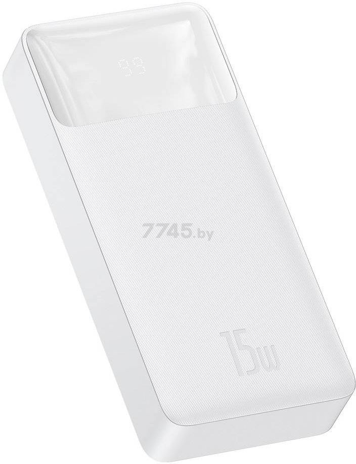 Power bank BASEUS Bipow Digital Display 20000mAh White (PPDML-J02) - Фото 2