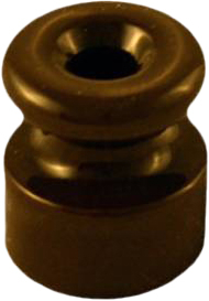 Изолятор для ретро провода BIRONI коричневый 10 штук (B1-551-02)