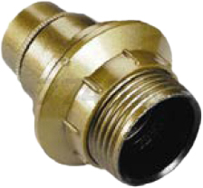 Патрон для лампочки Е14 пластиковый с кольцом ELECTRALINE золотой (71134)